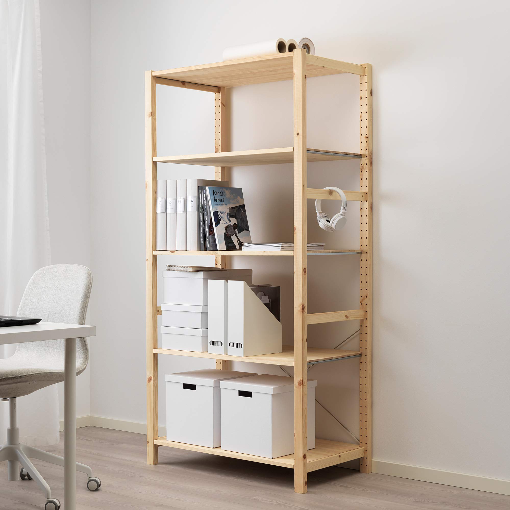 IKEA イヴァール Ikea IVAR shelving unit, 89x50x179 cm, pine : Amazon.ca: Home